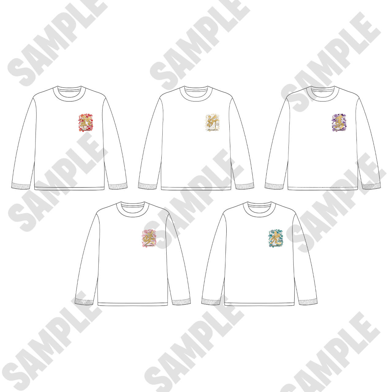 【全国凱旋ツアー】#ババババンビ ロングTシャツ（5種）