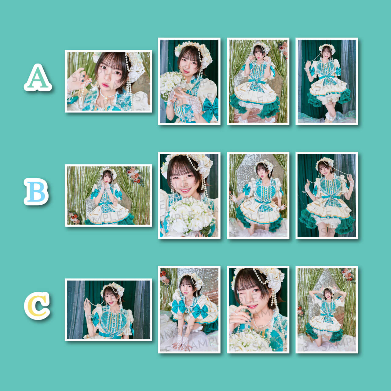 【神南りな生誕記念】生誕ブロマイド4種1セット（×3パターン）