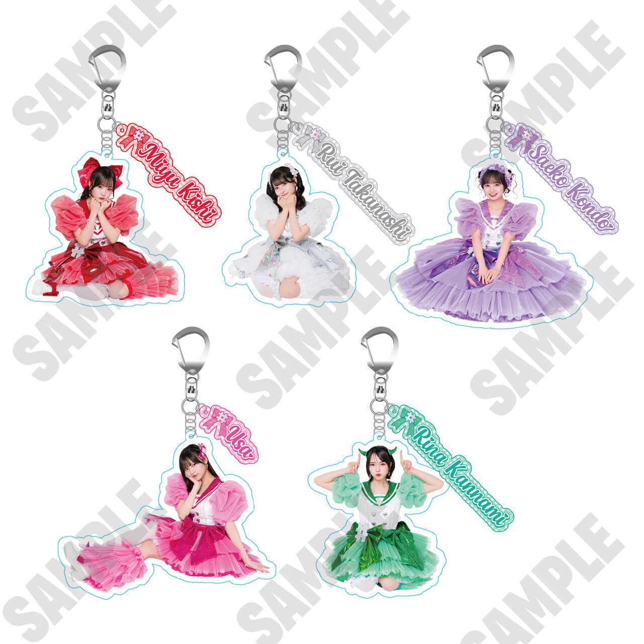 アクリルキーホルダー（5種）