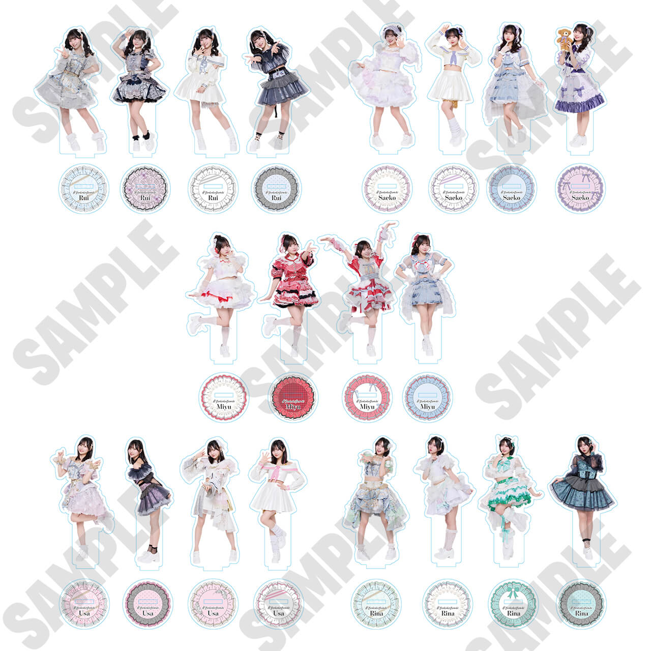 歴代衣装アクリルスタンド（全20種・ランダム）