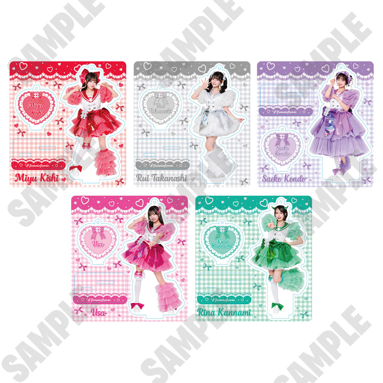 >アクリルスタンド（5種）” />
    <p class=